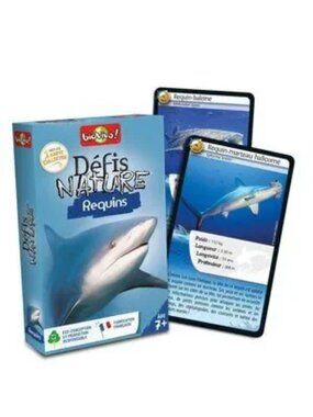 Bioviva Défis Nature-Requins -French Card Game New Sealed Ages 7+